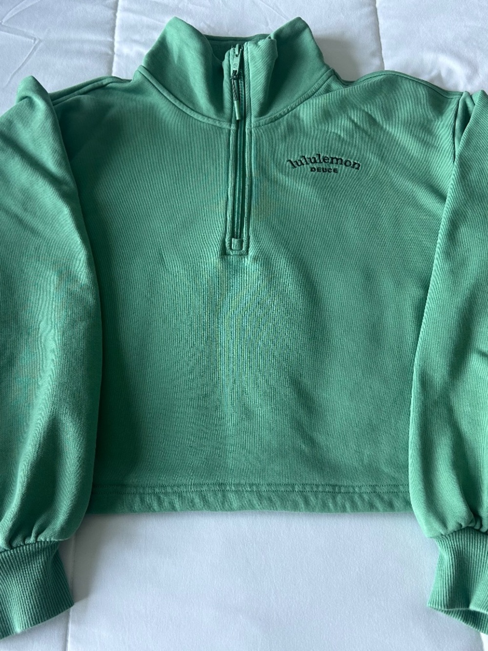 Lululemon Cotton Terry Tennis Half Zip Deuce - Picture 10 of 11